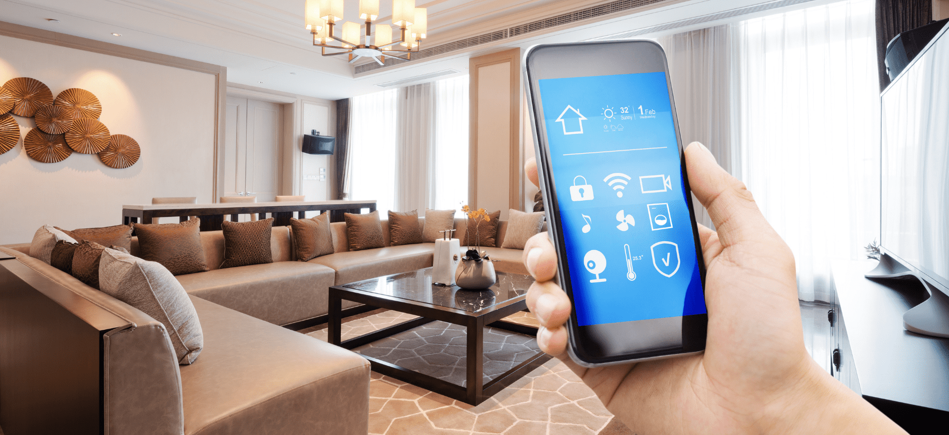 smart home - livingroom - mobiel