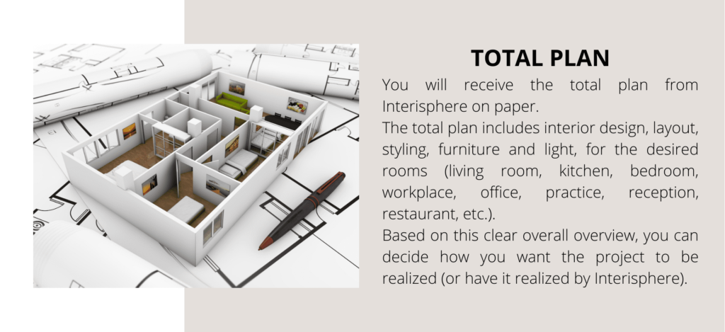 interior advice total-plan by Interisfeer