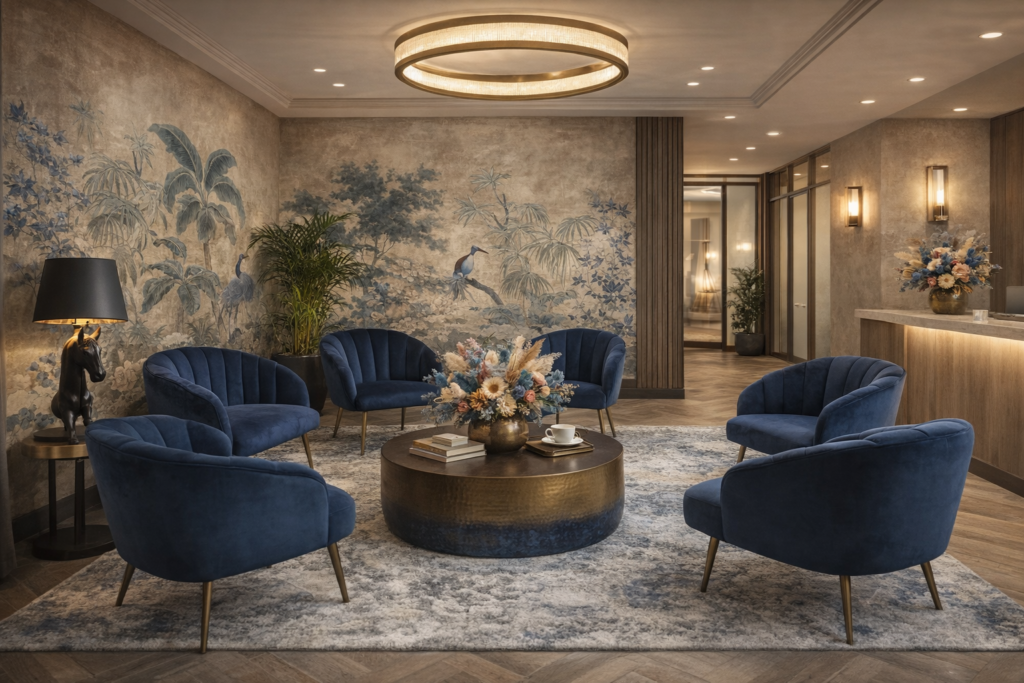 a boutique clinic or beauty salon